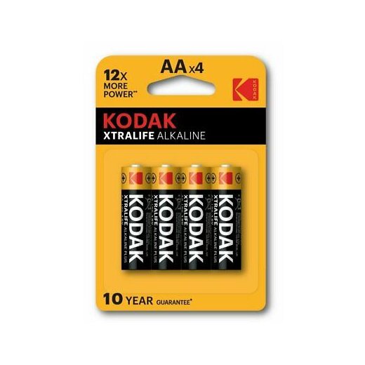 KODAK BATTERIEN AA 4 St&uuml;ck 1,5 v Alkaline von Kodak