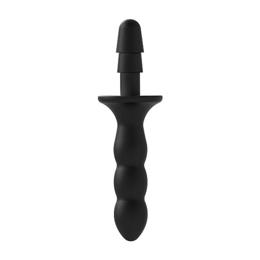 VAC U LOCK Black Handle Aufsteckgriff für Dildos Schwarz