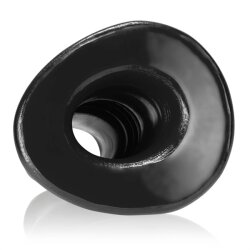 OXBALLS Pighole Deep 2 ausgeh&ouml;hlter Analplug aus Premium Silikon schwarz