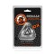 OXBALLS Tri-Sport Penis- & Hodenring aus Flex-TPR Stahlgrau