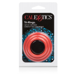 CALEXOTICS Tri-Rings Penisringe Rot