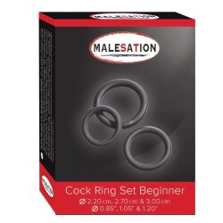 MALESATION Silikon Cock Ring Set Beginner