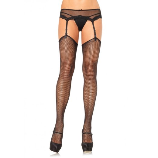 LEG AVENUE Fishnet Stocking schwarz