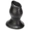 OXBALLS Pighole 4 (XL) Hohler Analplug aus Platinum Silikon Schwarz