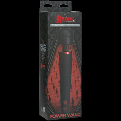 KINK Power Bodywand mit Kabelanschluss Schwarz/Rot