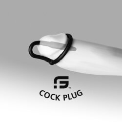 SPORT FUCKER Cock Plug Eichelring &amp; Dilator aus TPR und Silikon Schwarz